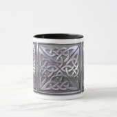 Celtic Square - silber Tasse (Zentrum)
