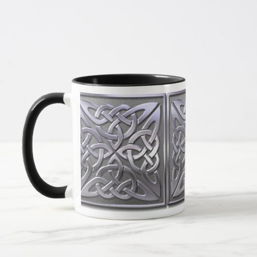 Celtic Square - silber Tasse (Links)