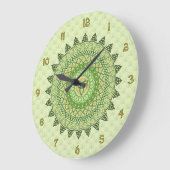 Celtic St. Patty's Day Clock Große Wanduhr (Winkel)