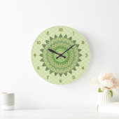 Celtic St. Patty's Day Clock Große Wanduhr (Zuhause)