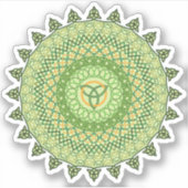 Celtic St. Patty's Day Contour Sticker (Vorderseite)