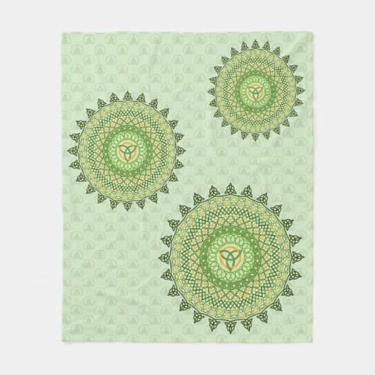 Celtic St. Patty's Day Fleece Blanket (Vorderseite)