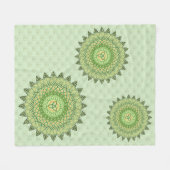 Celtic St. Patty's Day Fleece Blanket (Vorderseite (Horizontal))
