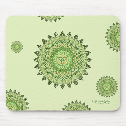 Celtic St. Patty's Day-Mauspad Mousepad (Vorne)