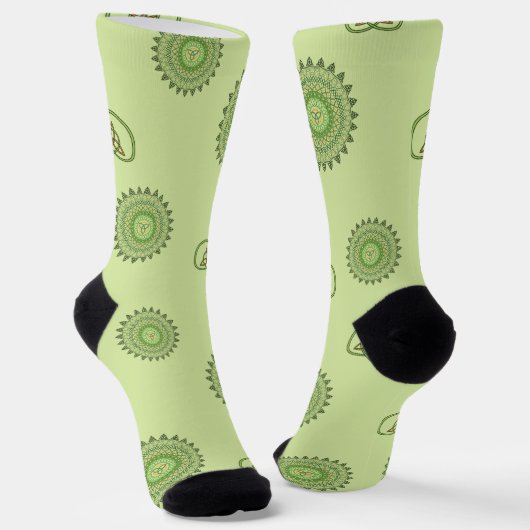 Celtic St. Patty's Day Socken (Gewinkelt)