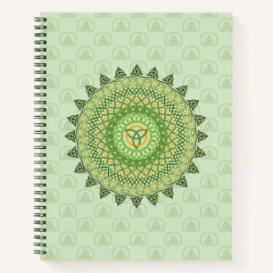 Celtic St. Patty's Day Spiral Notebook Notizblock