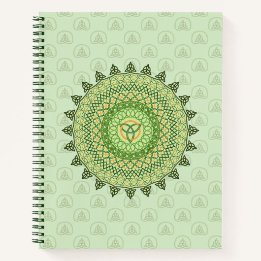 Celtic St. Patty's Day Spiral Notebook Notizblock (Vorderseite)