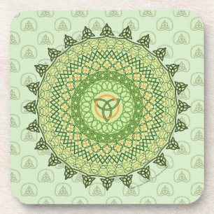 Celtic St. Patty's Day Square Untersetzer