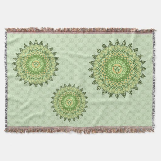 Celtic St. Patty's Day Throw Blanket Decke (Vorderseite)