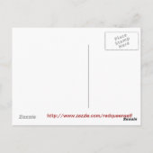 Celtic Stag Postcard Postkarte (Rückseite)