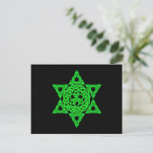 Celtic Star of David Postcard Postkarte (Stehend Vorderseite)