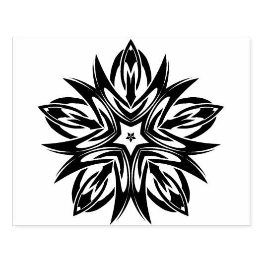 Celtic star pattern Art Briefmarken Gummistempel (Prägung)