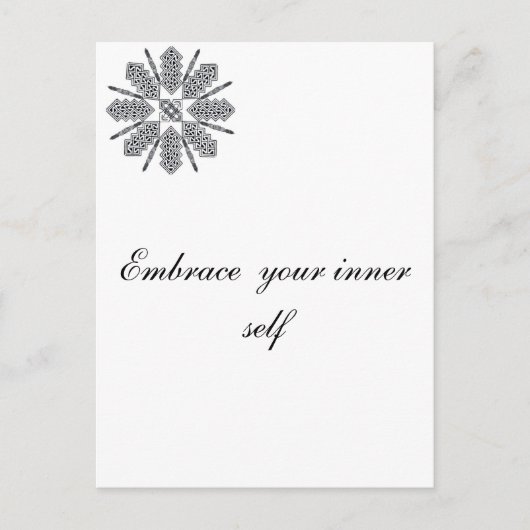 Celtic Star Postkarte (Vorderseite)