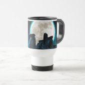 Celtic Stonehenge, Moon & Stars Astronomie, Großbr Reisebecher (VorderseiteRechts)