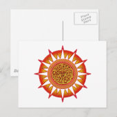 Celtic Sun 3 Postkarte (Vorne/Hinten)