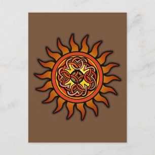 Celtic Sun 4 Postkarte
