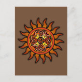 Celtic Sun 4 Postkarte (Vorderseite)