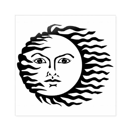 Celtic Sun Gummistempel (Prägung)