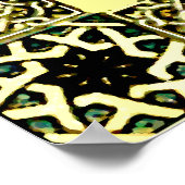 Celtic Sun Mandala Print Poster (Ecke)