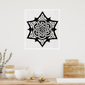 Celtic Sun print Poster (Küche)