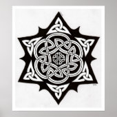 Celtic Sun print Poster (Vorne)