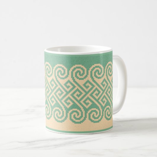 Celtic Sweater Coffee Tasse (VorderseiteRechts)