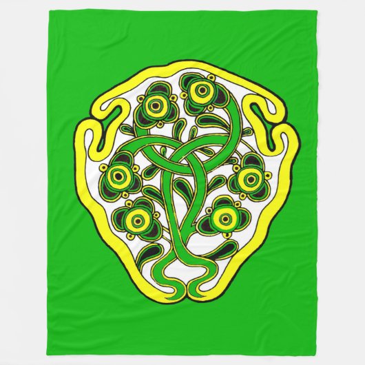 Celtic-Symbol Fleecedecke (Vorderseite)