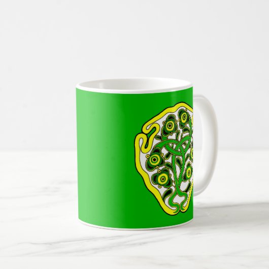 Celtic-Symbol Kaffeetasse (VorderseiteRechts)