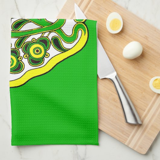 Celtic-Symbol Küchentuch (Viertel Falte)