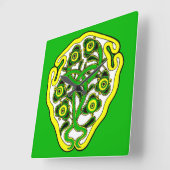Celtic-Symbol Quadratische Wanduhr (Winkel)
