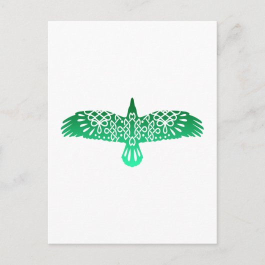 Celtic Symbol Raven Gift Idea Postkarte (Vorderseite)