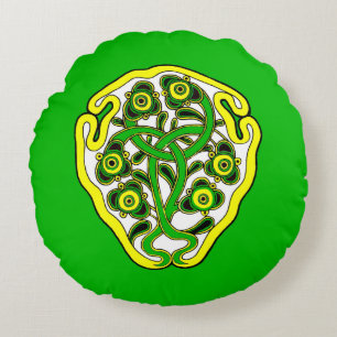 Celtic-Symbol Rundes Kissen