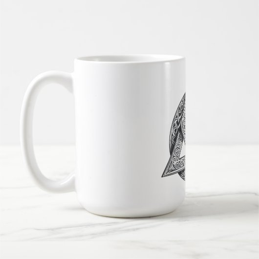 Celtic symbol, trinity knot kaffeetasse (Links)