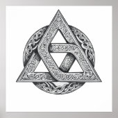 Celtic symbol, trinity knot poster (Vorne)
