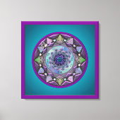 Celtic Symbolic Mandala Leinwanddruck (Vorderseite)