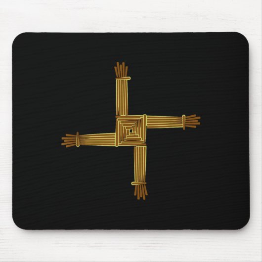 Celtic Symbols Brigid's Cross Celtic Knot Irish Sy Mousepad (Vorne)