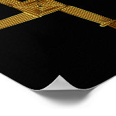 Celtic Symbols Brigid's Cross Celtic Knot Irish Sy Poster (Ecke)