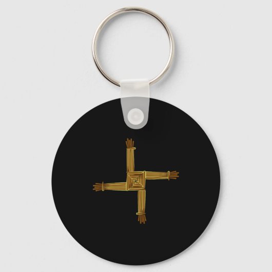 Celtic Symbols Brigid's Cross Celtic Knot Irish Sy Schlüsselanhänger (Vorderseite)