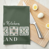 Celtic Tiles Ireland Personalisiert Geschirrtuch (Viertel Falte)