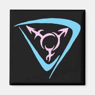Celtic Trans Symbol schwarz Magnet