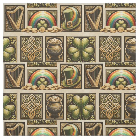 Celtic Treasures: Eine Symphonie des irischen Glüc Stoff (Muster)