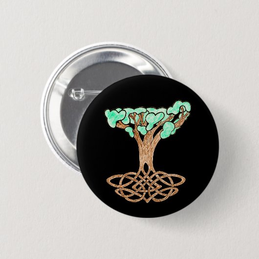 Celtic Tree Button-Button Button (Vorne & Hinten)