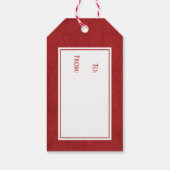 Celtic Tree Christmas Gift Tag Geschenkanhänger (Rückseite)