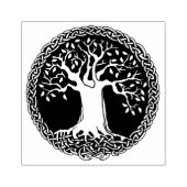 Celtic Tree IceFaerie Museo Cantonale d'Arte Gummistempel (Prägung)