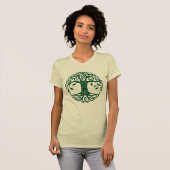 Celtic Tree of Life Eternal Symbol Irish Erie T-Shirt (Vorne ganz)