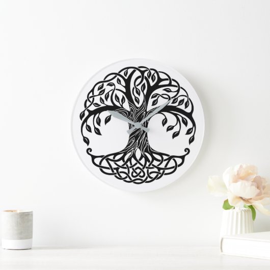 Celtic tree of life große wanduhr (Zuhause)