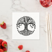 Celtic tree of life serviette (Beispiel)