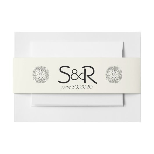 Celtic Tree of Life Wedding Bly Band (Vorderseite Beispiel)