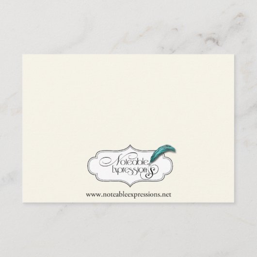 Celtic Tree of Life Wedding Reception Begleitkarte (Rückseite)