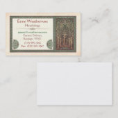 Celtic Trees Design Business Cards Visitenkarte (Vorne/Hinten)